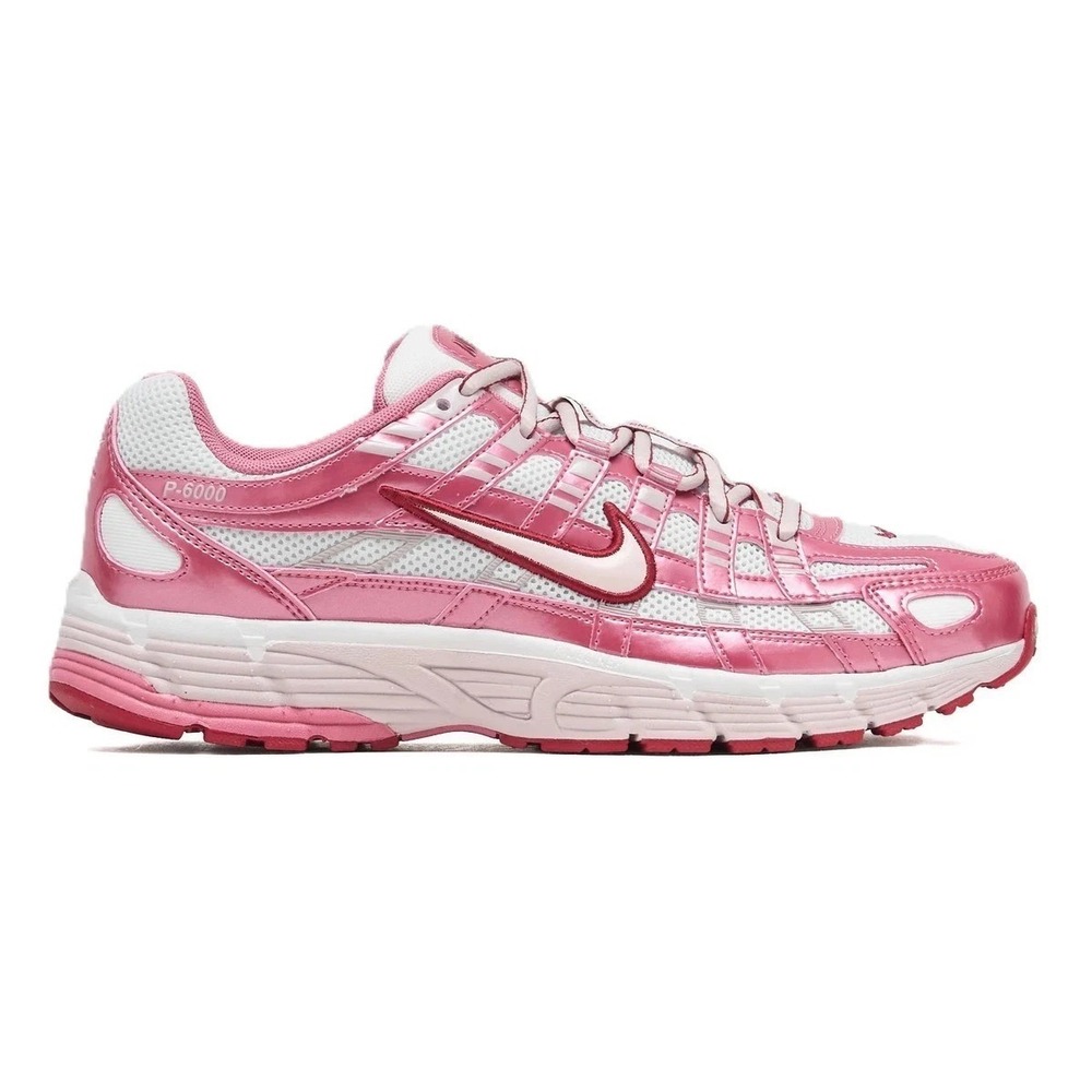Nike P-6000 Shoe PEONY / TEAM CRIMSON / SILT RED IO3496 100 Womens Size 6 - Picture 2 of 5